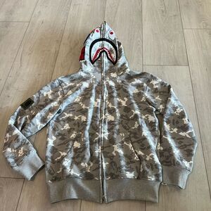 A bathing ape bape zipper sweater size M
